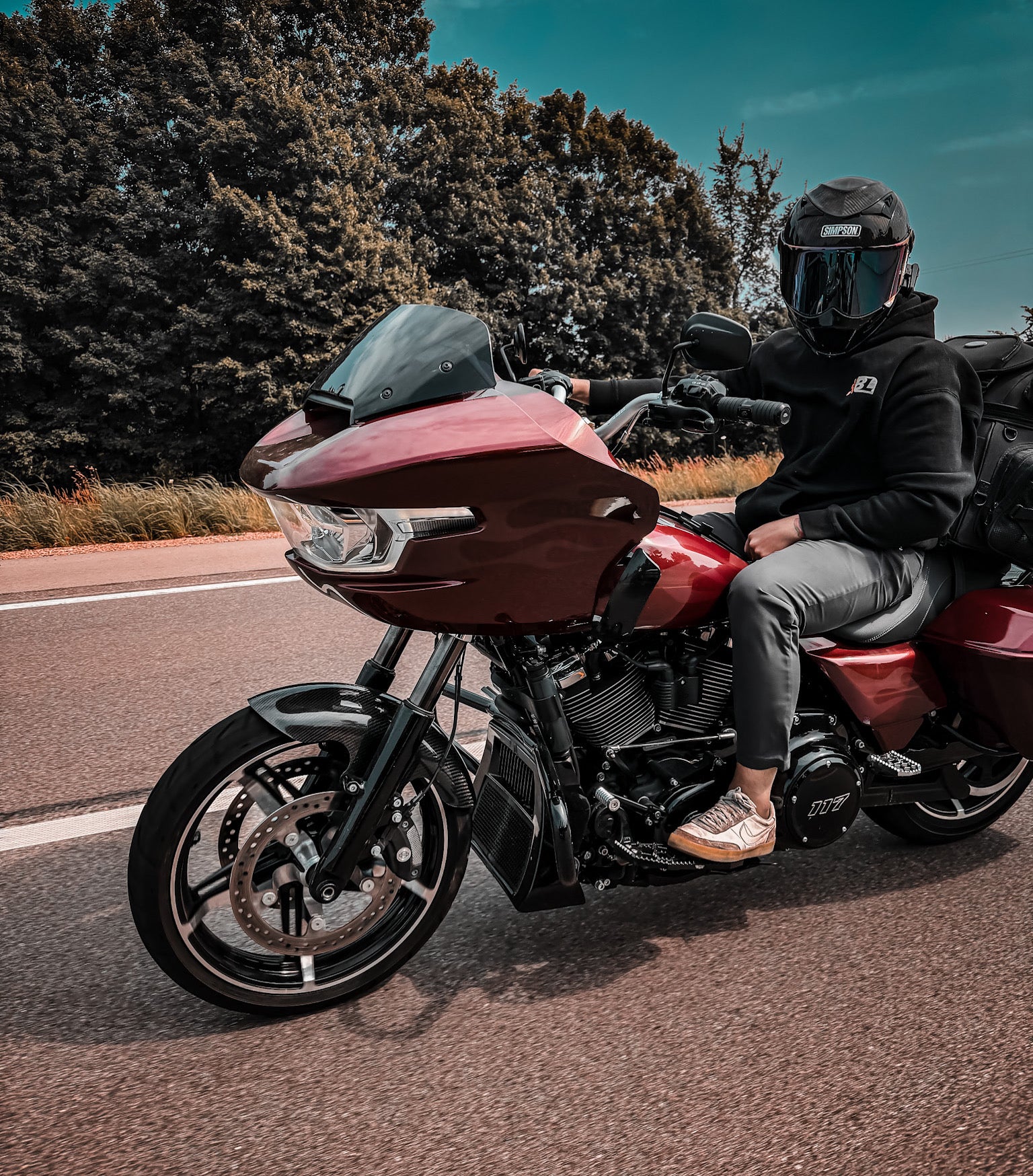 Harley-Davidson Touring Carbon Fiber Fender Package (Front + Rear)